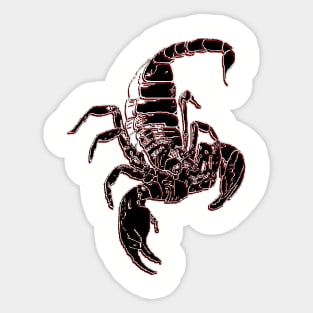 Scorpion 3D Scorpio skorpion Skorpio Sticker